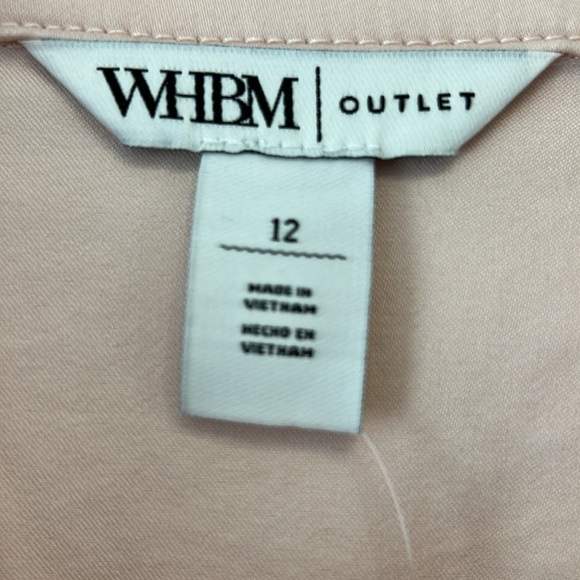 NWT White House Black Market Women's Pink Jacket with snap buttons size 12 - Picture 2 of 12